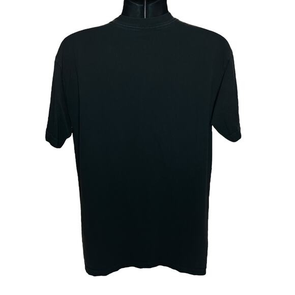 Marvel Distressed Red & White Logo Black T-Shirt Men Size Large Tall Graphic Tee - Picture 2 of 9